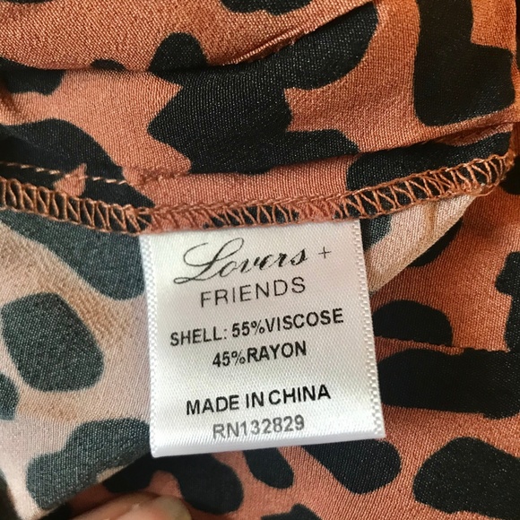 Lovers + Friends / Tina Mini Dress-Bold Cheetah/SZ XS - Picture 8 of 8